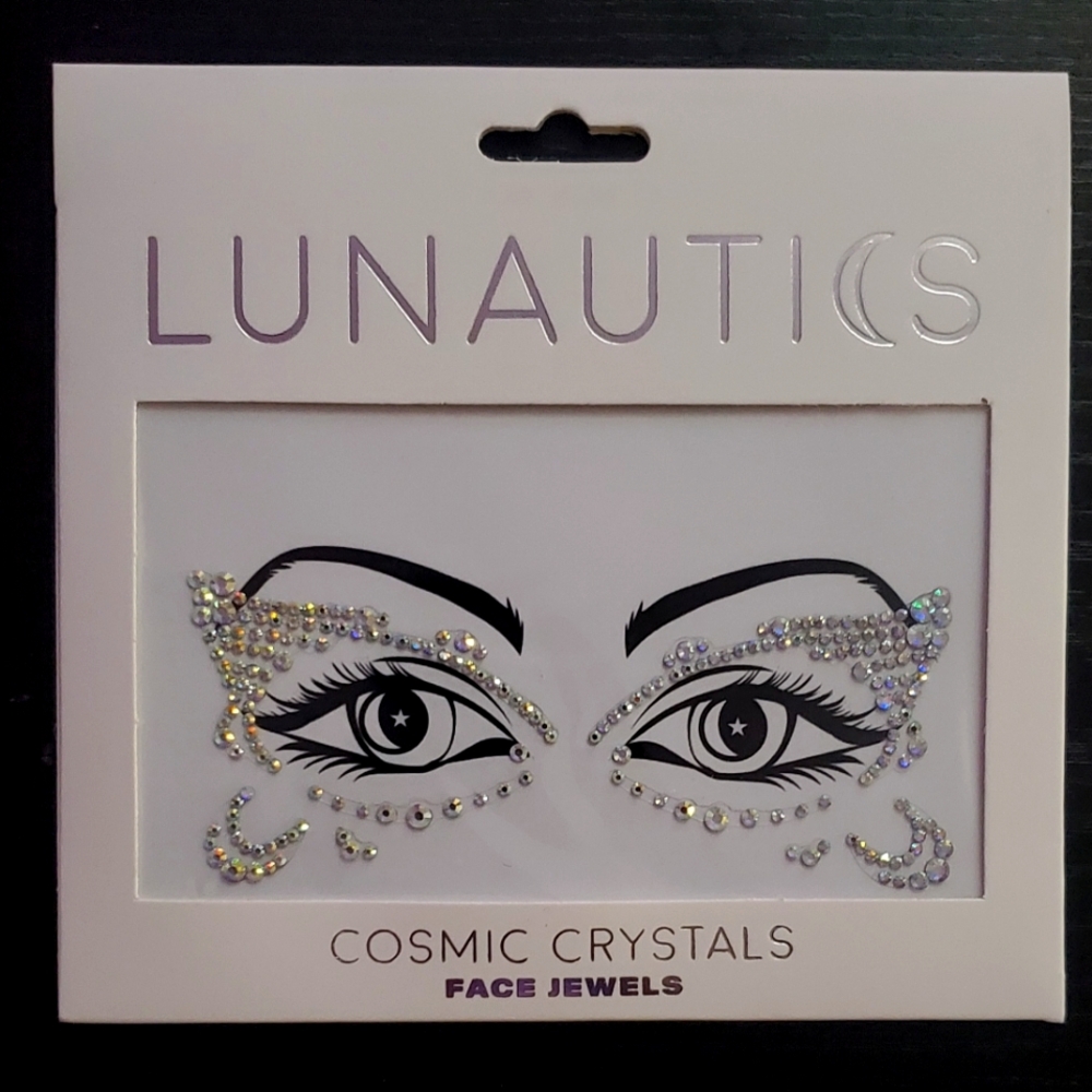 Lunautics Cosmic Crystal Face Jewels Festival Coachella - NEW
